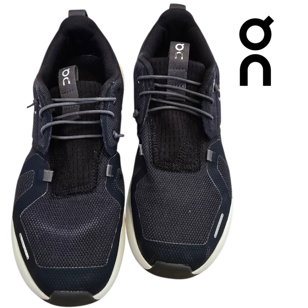 ON CLOUD Sky Running Sneaker Kids Size US 3.5Y Navy/Black - Picture 4 of 6